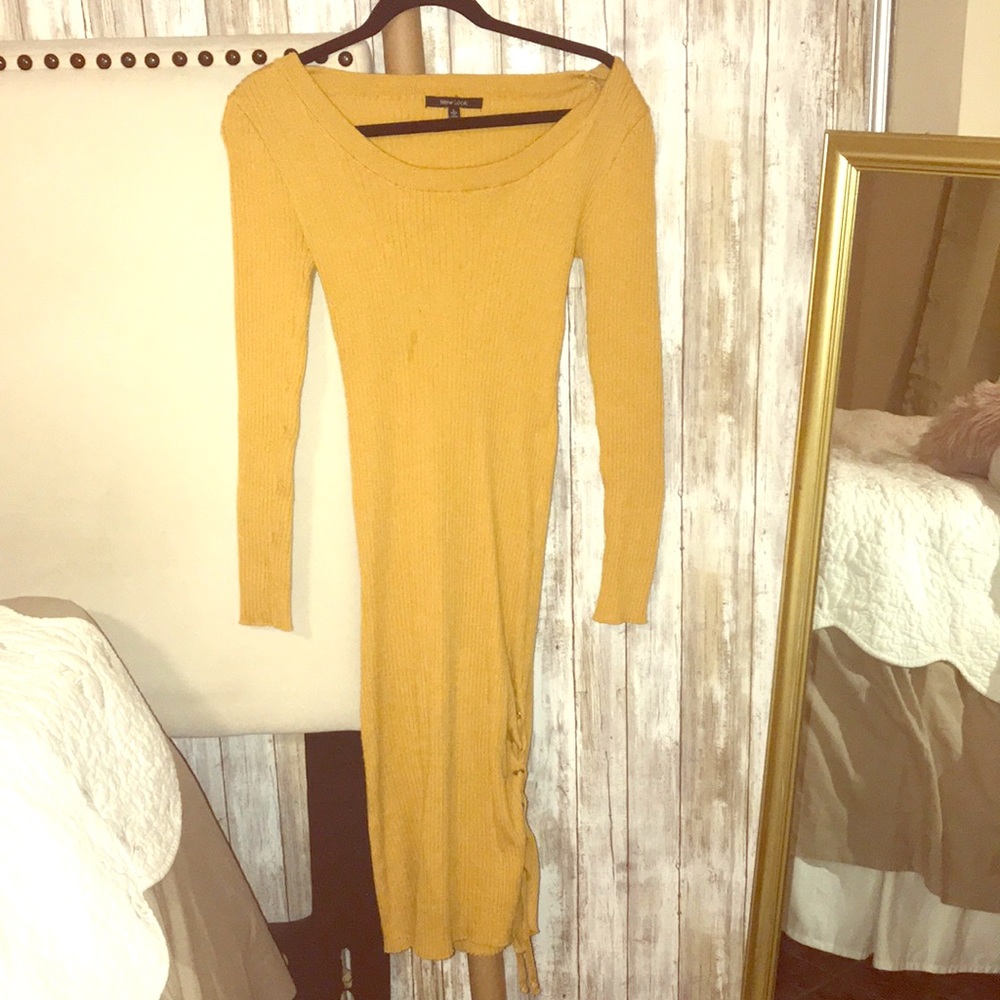 Mustard dress